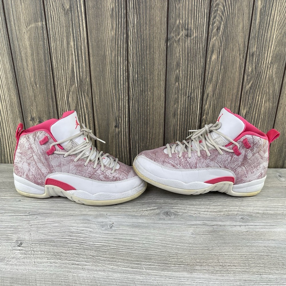 Nike Air Jordan 12 Retro Arctic Pink size 7Y (8- 8.5 ladies) Shoes Sneakers